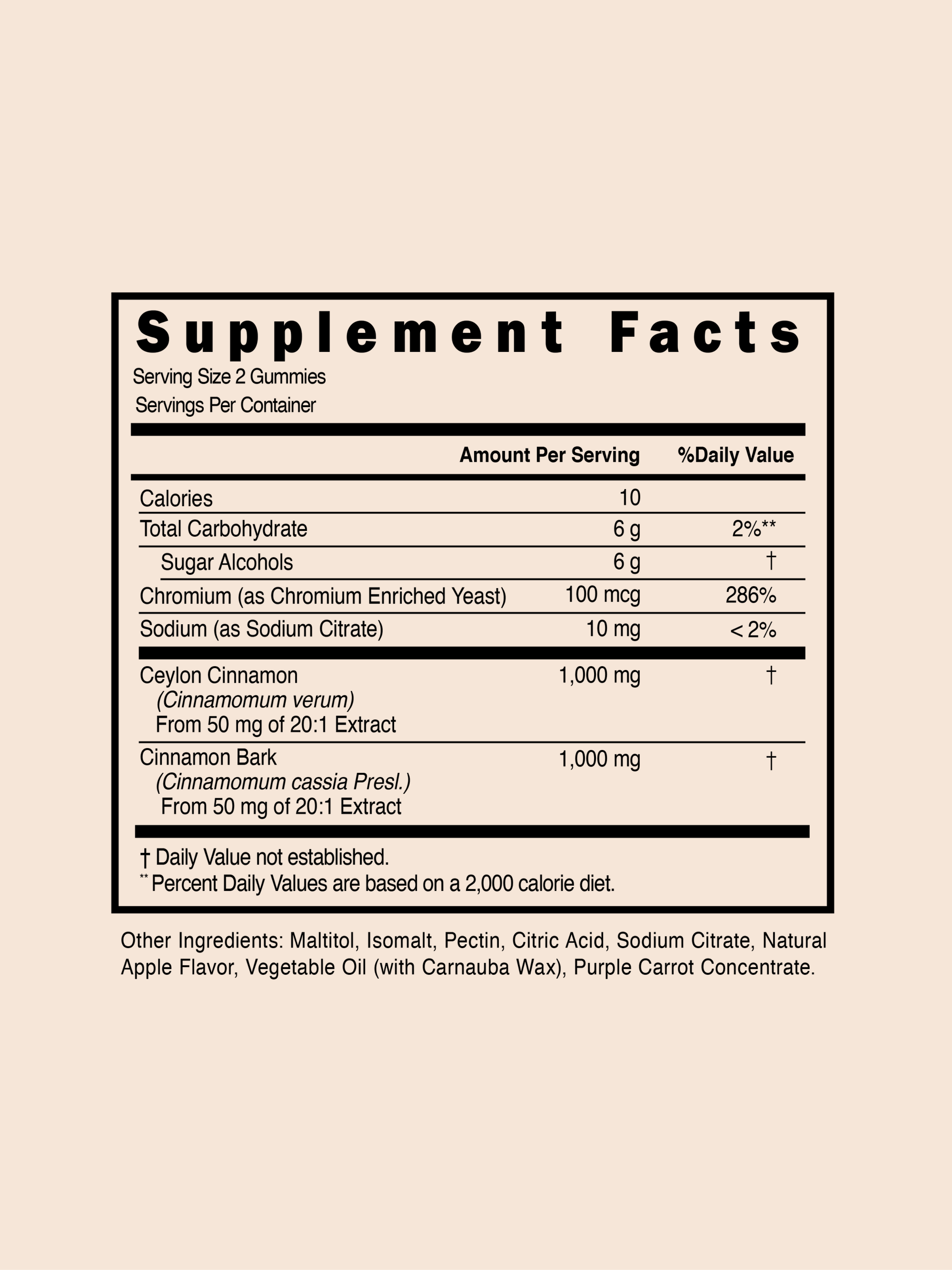 Sugar Guard Ceylon Cinnamon Gummies Fling