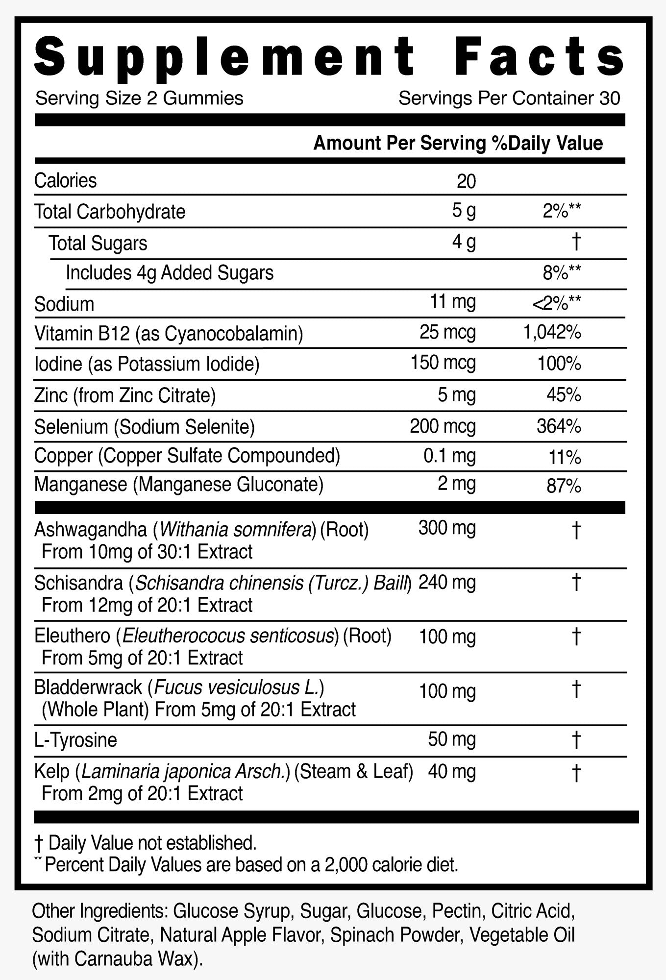 Thyroid Power Gummy for HypothyroidismSupport Fling