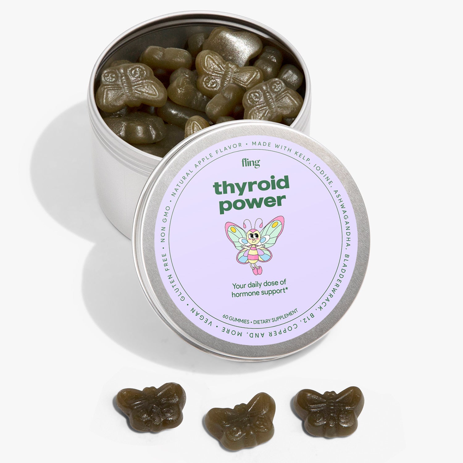 Thyroid Power Gummy for HypothyroidismSupport Fling
